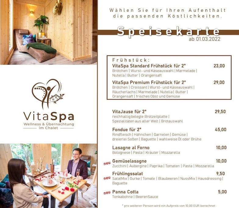 Chalet Vitaspa - Whirlpool & Sauna Privatspa بغنيتس المظهر الخارجي الصورة