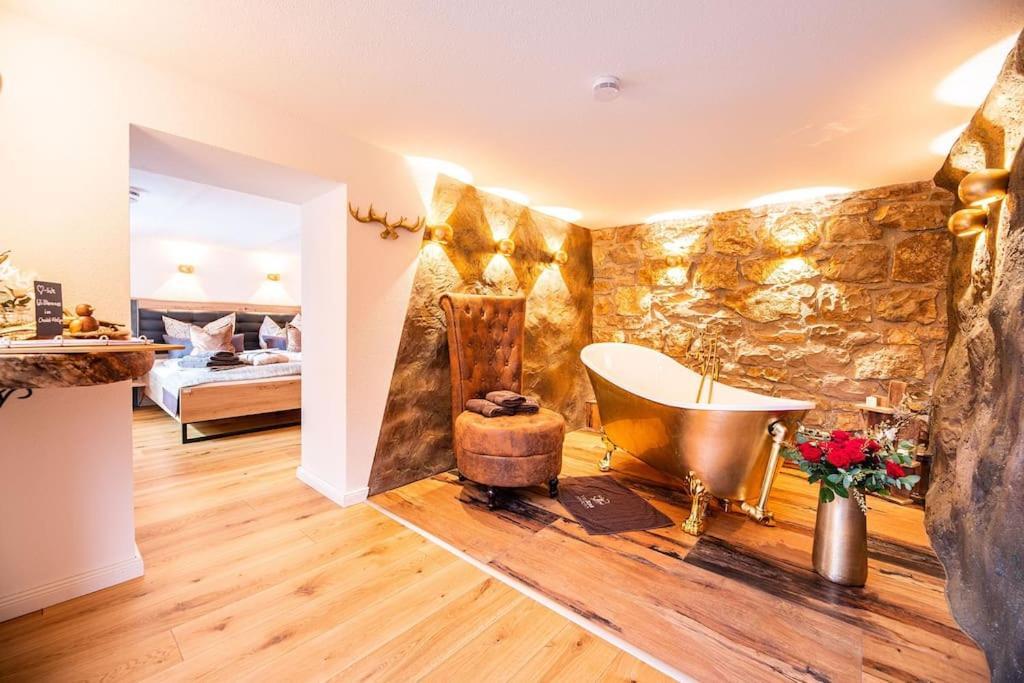 Chalet Vitaspa - Whirlpool & Sauna Privatspa بغنيتس المظهر الخارجي الصورة