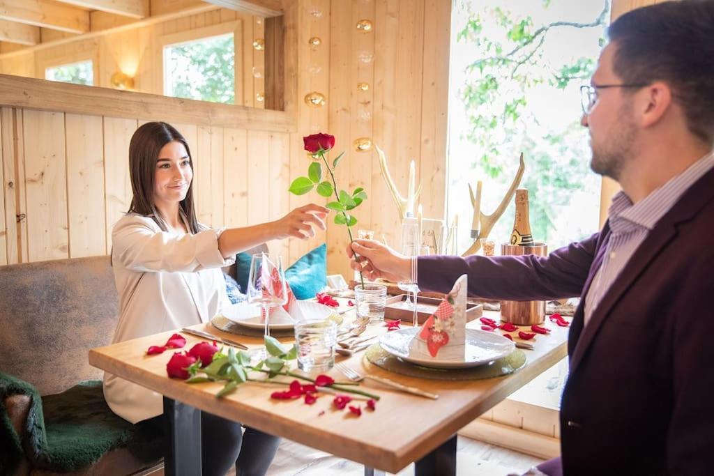 Chalet Vitaspa - Whirlpool & Sauna Privatspa بغنيتس المظهر الخارجي الصورة