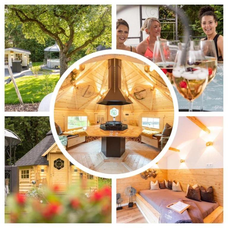 Chalet Vitaspa - Whirlpool & Sauna Privatspa بغنيتس المظهر الخارجي الصورة