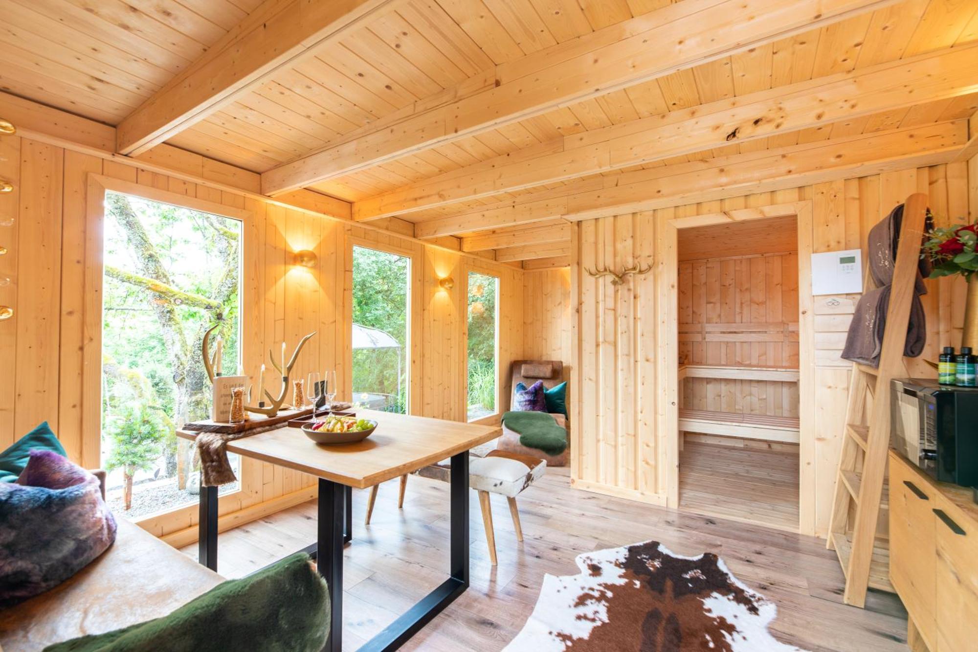 Chalet Vitaspa - Whirlpool & Sauna Privatspa بغنيتس المظهر الخارجي الصورة